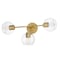 Maxim Lighting Knox 3-Light Bath Vanity Light, Natural Aged Brass 21633CLNAB - alternate 1